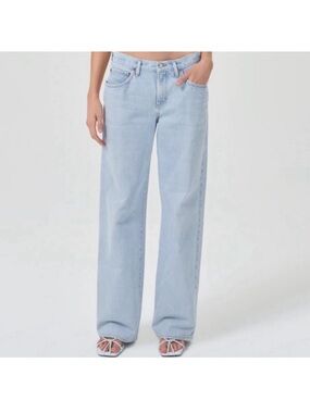 Agolde Fusion Jeans in “Ceremony” Low Rise Wide Leg Relaxed Fit